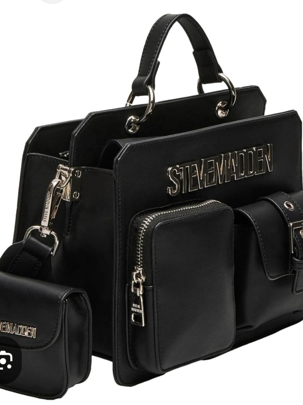 Steve Madden "Bevelyn" Utility Convertible Crossbody